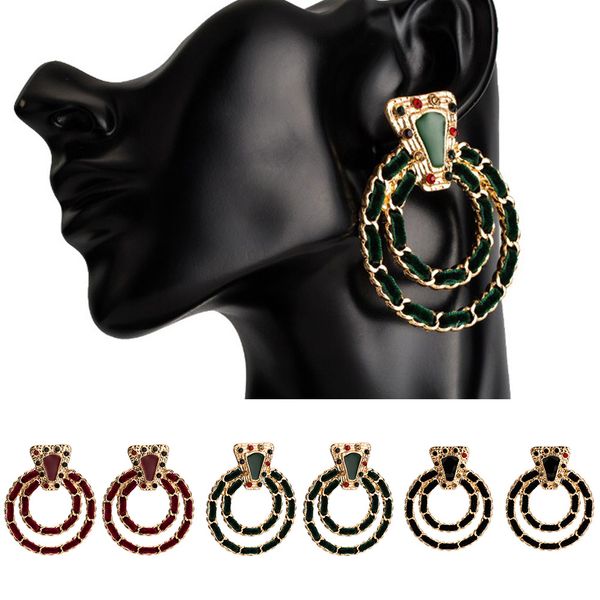 bohemian earrings 2018 new fashion multicolor stud earrings for chic round green fashion women bohemian wedding party jewelry, Silver
bohemian earrings 2018 new fashion multicolor stud earrings for chic round green fashion women bohemian wedding party jewelry, Silver