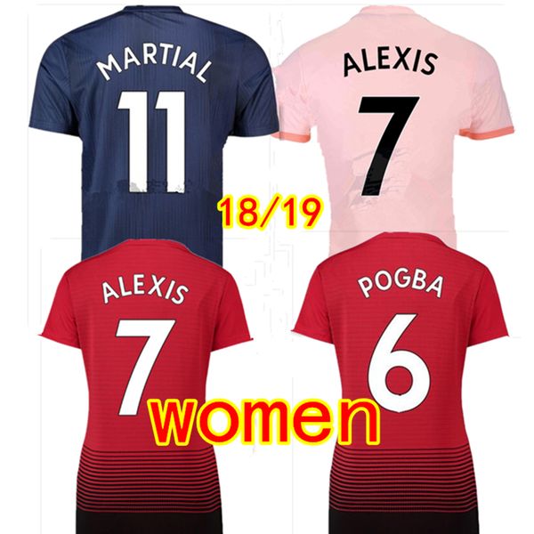 Ladie football uniform manche ter lukaku pogba women occer jer ey 18 19 alexi martial ra hford mata lingard united football hirt
Ladie football uniform manche ter lukaku pogba women occer jer ey 18 19 alexi martial ra hford mata lingard united football hirt