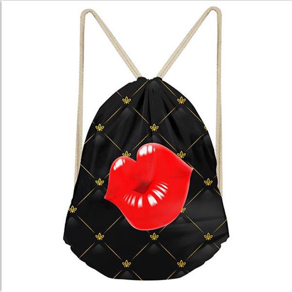 customized image teenager girls' drawstring bag cartoon red lips print gift cute school bags kids girl small shopping daypack
customized image teenager girls' drawstring bag cartoon red lips print gift cute school bags kids girl small shopping daypack