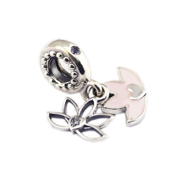925 sterling silver jewelry lotus silver dangle with pink enamel lilac crystal beads fits for women jewelry making bracelets, Bronze;silver
925 sterling silver jewelry lotus silver dangle with pink enamel lilac crystal beads fits for women jewelry making bracelets, Bronze;silver