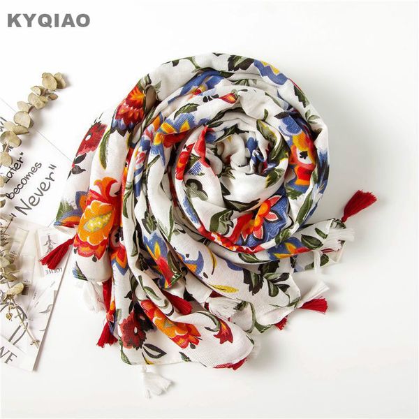 kyqiao ethnic head scarf 2018 women autumn spring spain style hippie bohemian romantic long floral print scarves, Blue;gray
kyqiao ethnic head scarf 2018 women autumn spring spain style hippie bohemian romantic long floral print scarves, Blue;gray