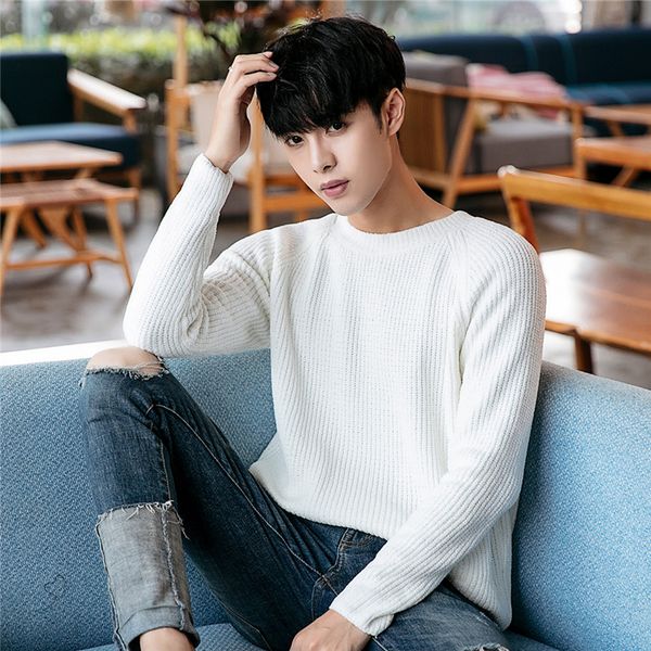 classic male sweaters round neck autumn winter mens sweater knitted long sleeve pullover keep warm comfortable male sweaters, White;black
classic male sweaters round neck autumn winter mens sweater knitted long sleeve pullover keep warm comfortable male sweaters, White;black