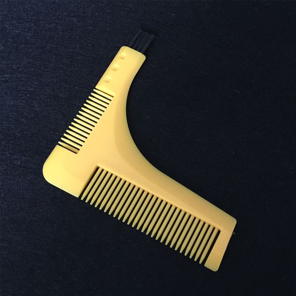 

Brand New Plastic Beard Shaping Temple Comb 50pc/lots Mustache Shaper Men Grooming Care Styling Tool Fashion Gift Wholesale supplier