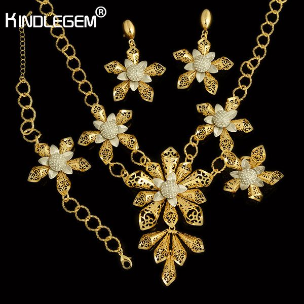 kindlegem new fashion big african beads flower jewelry set exquisite silver gold color women nigerian wedding bridal bijoux, Slivery;golden
kindlegem new fashion big african beads flower jewelry set exquisite silver gold color women nigerian wedding bridal bijoux, Slivery;golden