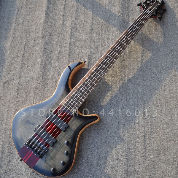 New Top quality factory custom Mayones bass 6 strings with flamed maple ash body electric bass with EQ musical instument shop
New Top quality factory custom Mayones bass 6 strings with flamed maple ash body electric bass with EQ musical instument shop