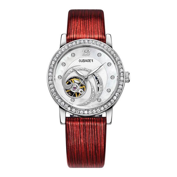 woman automatic mechanical watch luxury watches 5 colors dial hollow swiss ladies rhinestone leather strap sports watch, Slivery;brown
woman automatic mechanical watch luxury watches 5 colors dial hollow swiss ladies rhinestone leather strap sports watch, Slivery;brown