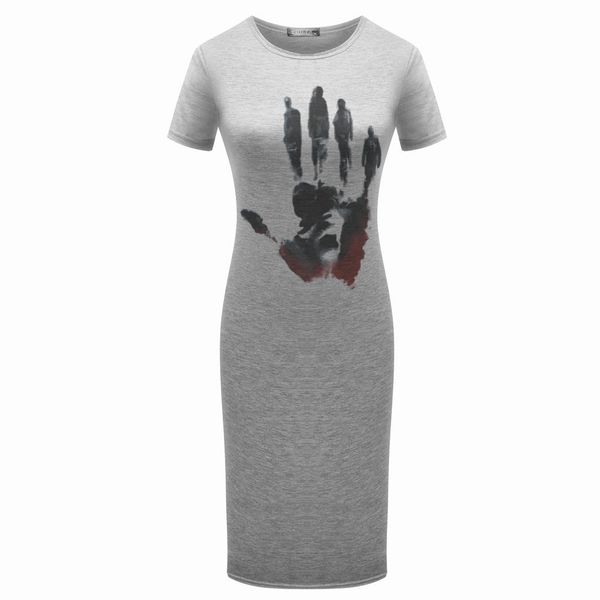 women grey casual dresses fingers clap red lip tigers flower print short sleeved sheath bodycon dresses pencil dress, Black;gray
women grey casual dresses fingers clap red lip tigers flower print short sleeved sheath bodycon dresses pencil dress, Black;gray
