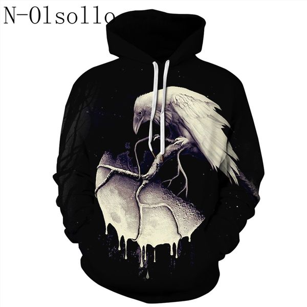n-olsollo gothic punk sweatshirts for women 2018 new autumn loose casual hoodies thin fiber polyester soft hooded pullovers top, Black 
n-olsollo gothic punk sweatshirts for women 2018 new autumn loose casual hoodies thin fiber polyester soft hooded pullovers top, Black
