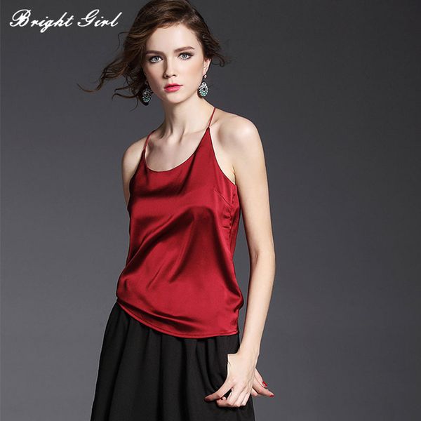 bright girl summer tank women solid color tank vest backless & sleeveless femme casual silk & polyester shirts, White
bright girl summer tank women solid color tank vest backless & sleeveless femme casual silk & polyester shirts, White