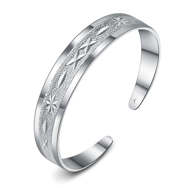 silver pure copper flower bracelets bangle for women cuff star plated bangle girl crazy sandy water drop bracelet new coming, Black
silver pure copper flower bracelets bangle for women cuff star plated bangle girl crazy sandy water drop bracelet new coming, Black