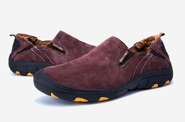 men boots comfort genuine leather casual shoes men loafers suede men winter shoes breathable outdoor training shoes walking, Black
men boots comfort genuine leather casual shoes men loafers suede men winter shoes breathable outdoor training shoes walking, Black