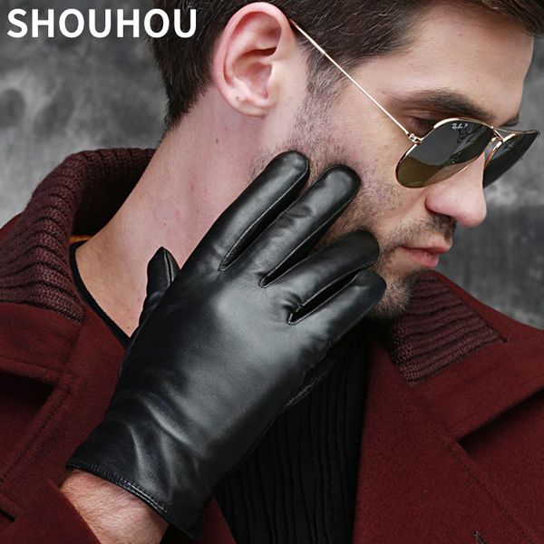 shouhou 2017 men winter gloves genuine sheepskin leather male gloves fashion touch screen men christmas gift mittens, Blue;gray
shouhou 2017 men winter gloves genuine sheepskin leather male gloves fashion touch screen men christmas gift mittens, Blue;gray