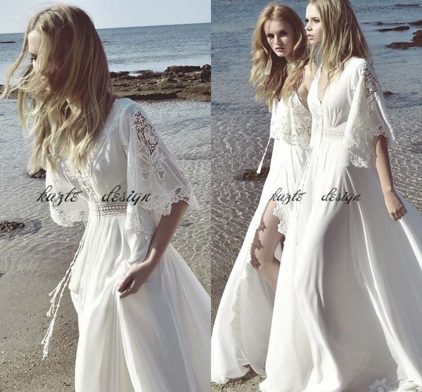 inbal raviv 2018 винтаж хиппи пляж кружева шифон свадебные платья с рукавами v-образным вырезом плюс размер праздник кантри свадебное платье, White
inbal raviv 2018 винтаж хиппи пляж кружева шифон свадебные платья с рукавами v-образным вырезом плюс размер праздник кантри свадебное платье, White