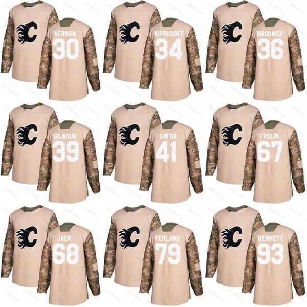 2018 Camo Veterans Day Calgary Flames 68 Jaromir Jagr 30 Mike Vernon 67 Michael Frolik 41 Mike Smith Doug Gilmour Troy Brouwer Jersey
2018 Camo Veterans Day Calgary Flames 68 Jaromir Jagr 30 Mike Vernon 67 Michael Frolik 41 Mike Smith Doug Gilmour Troy Brouwer Jersey