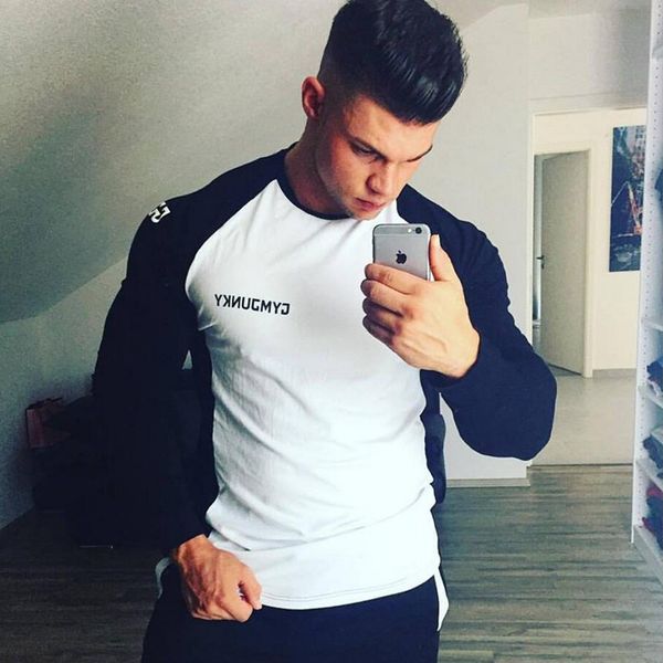 new mens long sleeved t shirt cotton slim fit gyms fitness bodybuilding workout crossfit clothing male casual fashion brand, White;black
new mens long sleeved t shirt cotton slim fit gyms fitness bodybuilding workout crossfit clothing male casual fashion brand, White;black
