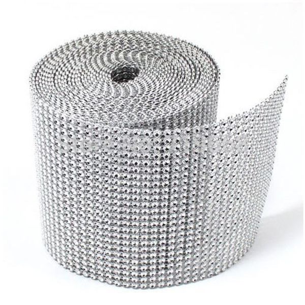 eco-friendly 4 .75 "x15 ft (5yards )24rows diamond mesh ribbon roll rhinestone sparkling wedding party home decor
eco-friendly 4 .75 "x15 ft (5yards )24rows diamond mesh ribbon roll rhinestone sparkling wedding party home decor