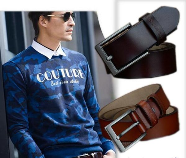 men belt cow genuine leather luxury strap male belts for men new fashion classic vintage pin buckle, Black;brown
men belt cow genuine leather luxury strap male belts for men new fashion classic vintage pin buckle, Black;brown