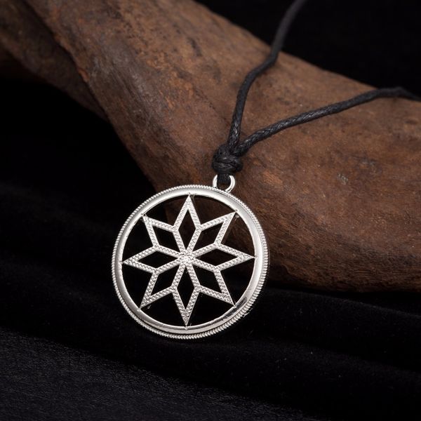 whole salelemegeton slavic jewelry alatyr in the circle necklace ethnic pendant magic amulet protection symbols fashion charm's jewelry, Silver
whole salelemegeton slavic jewelry alatyr in the circle necklace ethnic pendant magic amulet protection symbols fashion charm's jewelry, Silver