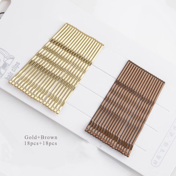 36pcs new fashion women basic waved u shape hairpins gold black brown bobby pins salon hair grips invisible hair holder quality
36pcs new fashion women basic waved u shape hairpins gold black brown bobby pins salon hair grips invisible hair holder quality