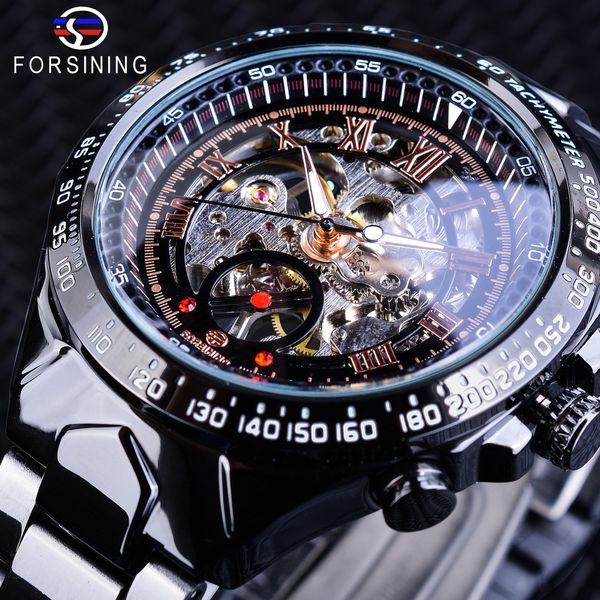 forsining sport racing speed design black steampunk watches luminous hands mens mechanical skeleton watch clock, Slivery;brown
forsining sport racing speed design black steampunk watches luminous hands mens mechanical skeleton watch clock, Slivery;brown