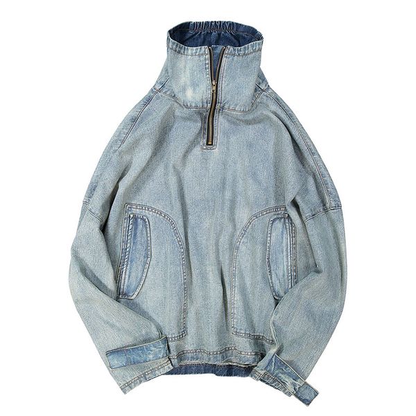 masculine jacket sweatshirt streetwear denim jacket for men hip hop loose jackets, Black;brown
masculine jacket sweatshirt streetwear denim jacket for men hip hop loose jackets, Black;brown