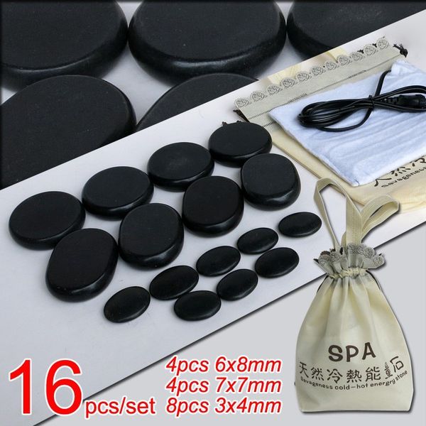 16pcs /lot massage stones massage lava natural energy massage stone set spa rock basalt stone 16pcs with heater bag
16pcs /lot massage stones massage lava natural energy massage stone set spa rock basalt stone 16pcs with heater bag