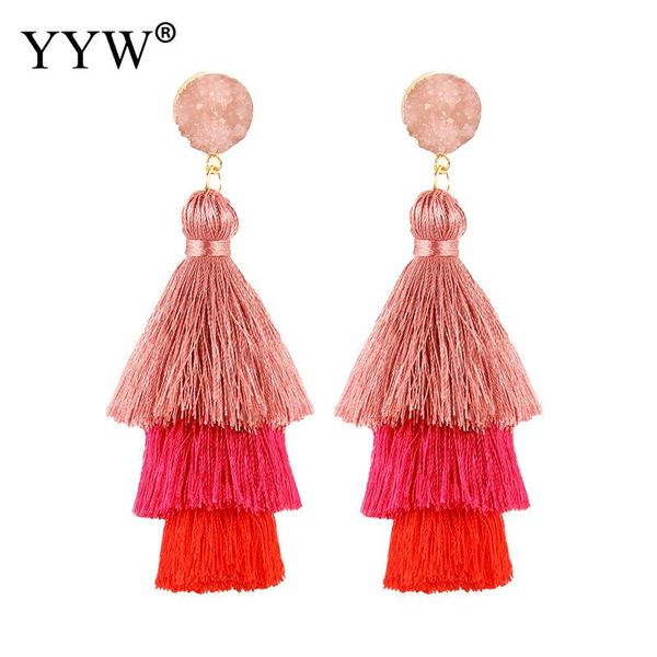 bohemian statement tassel earrings for women vintage long drop dangle earrings wedding party bridal fringed jewelry gifts, Silver
bohemian statement tassel earrings for women vintage long drop dangle earrings wedding party bridal fringed jewelry gifts, Silver