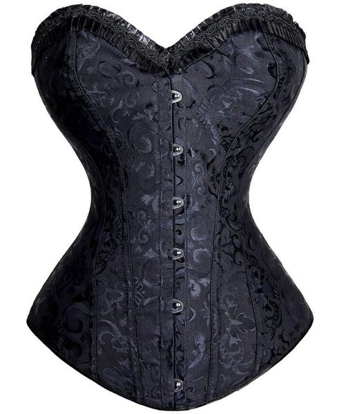 bustiers & corsets s-6xl women's steampunk corset spiral steel boned lace up overbust bustier white black waist cincher gotico party&we, Black;white
bustiers & corsets s-6xl women's steampunk corset spiral steel boned lace up overbust bustier white black waist cincher gotico party&we, Black;white
