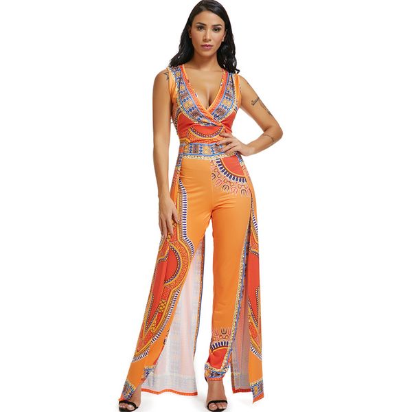 2018 spring summer new fashion african print women outfit suit elegant tunic party long pant jumpsuit women romper v neck, Black;white
2018 spring summer new fashion african print women outfit suit elegant tunic party long pant jumpsuit women romper v neck, Black;white