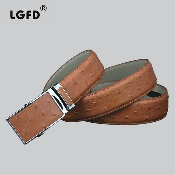 lgf1322 ostrich automatic belt buckle cowhide genuine leather double stitched men's ratchet belt, Black;brown
lgf1322 ostrich automatic belt buckle cowhide genuine leather double stitched men's ratchet belt, Black;brown