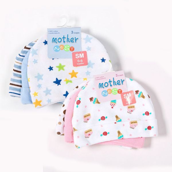 mother nest 3pcs/lot baby hats pink/blue star printed baby hats & caps for newborn accessories, Yellow
mother nest 3pcs/lot baby hats pink/blue star printed baby hats & caps for newborn accessories, Yellow