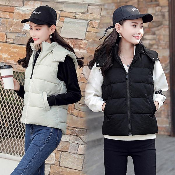 zozowang women hooded cotton down vest female thicken winter warm black jacket outerwear new plus size 3xl, Black;white
zozowang women hooded cotton down vest female thicken winter warm black jacket outerwear new plus size 3xl, Black;white
