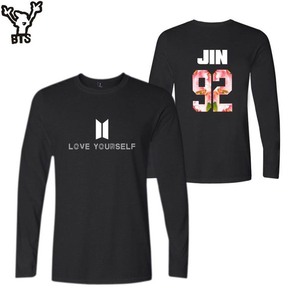 bts long t-shirt bts love yourself tshirt women/men cotton fashion female fans long t-shirt men/women bangtan hip hop tee shirts, White
bts long t-shirt bts love yourself tshirt women/men cotton fashion female fans long t-shirt men/women bangtan hip hop tee shirts, White