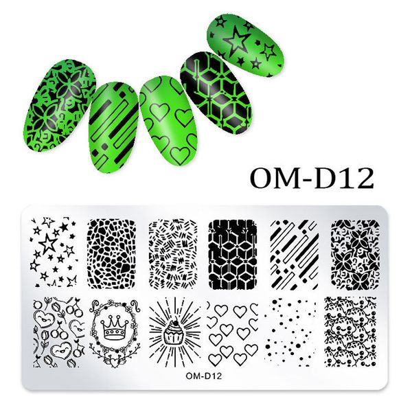 geometry nail stamping template mandala spring garden negative space geo flower leaf stamp nail stamping plates art tools, White
geometry nail stamping template mandala spring garden negative space geo flower leaf stamp nail stamping plates art tools, White
