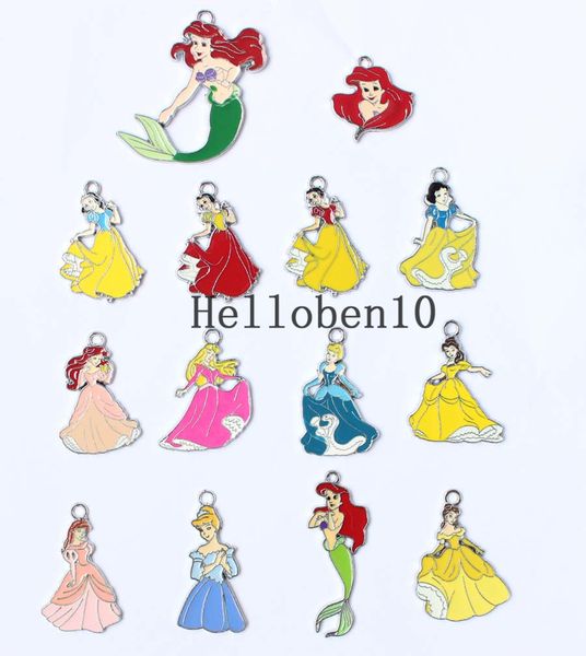 Новый! Несколько русалок принцессы смешали подвески. Чистый металл, вы можете пов