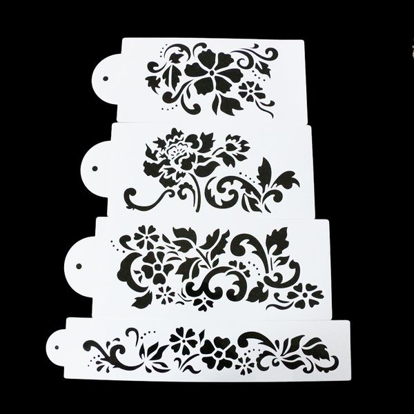 4pcs/set different style plum flower sweet heart spray stencils birthday cake diy mold dessert decorating bread tools e793
4pcs/set different style plum flower sweet heart spray stencils birthday cake diy mold dessert decorating bread tools e793