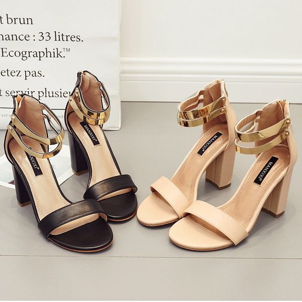 new fashionl women super high heel pumps open toe red sandals show style chunky heel sandals rome style lady party shoes plus size, Black
new fashionl women super high heel pumps open toe red sandals show style chunky heel sandals rome style lady party shoes plus size, Black