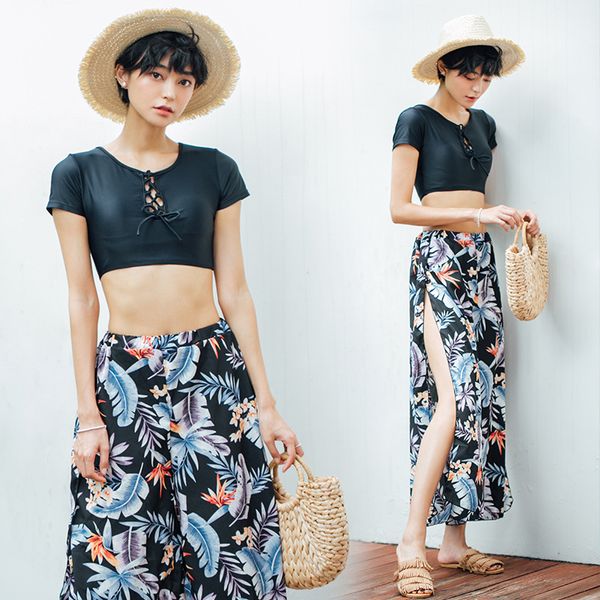 high waistline, thin beach trousers, wide-legged trousers, women's swimsuits, White;black
high waistline, thin beach trousers, wide-legged trousers, women's swimsuits, White;black