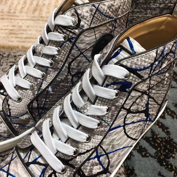 python men women bottom eu35-46 high sneakers outdoor leisure leather trainers casual flat party & dress fashion flats exhd, Black
python men women bottom eu35-46 high sneakers outdoor leisure leather trainers casual flat party & dress fashion flats exhd, Black