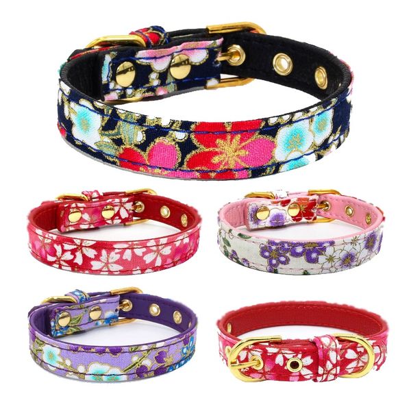 pet dog cat printing cloth collars with super soft pu lining and gold color buckle adjustable 100pcs
pet dog cat printing cloth collars with super soft pu lining and gold color buckle adjustable 100pcs
