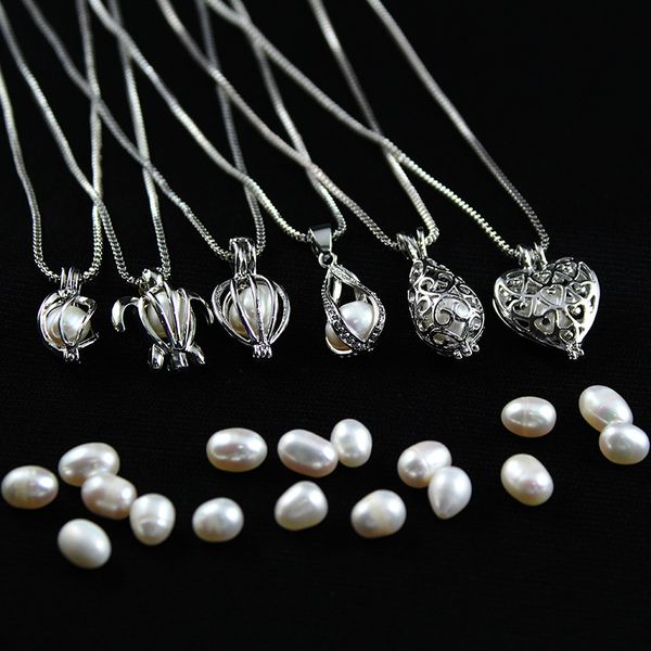 wholesale love wish pearl cages locket necklace hollow out oyster pearl pendant necklace freshwater pearl shark mermaid jewelry, Silver
wholesale love wish pearl cages locket necklace hollow out oyster pearl pendant necklace freshwater pearl shark mermaid jewelry, Silver