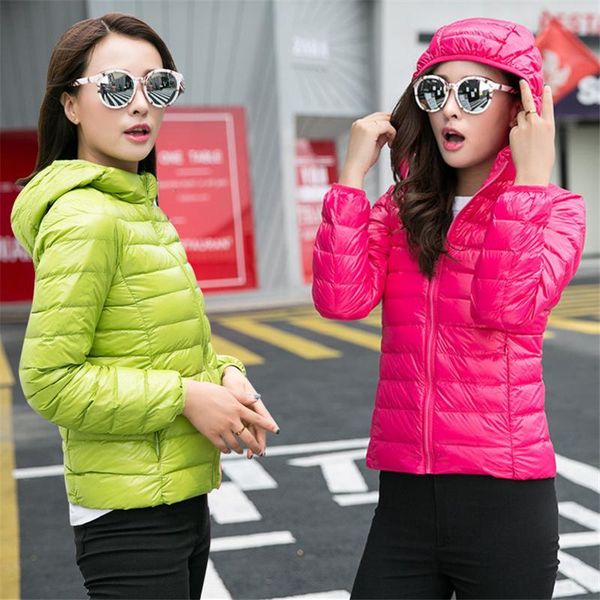 women winter hooded coats ultra light hooded duck jackets female solid long sleeve slim parka zipper outerwear plus size coat, Black
women winter hooded coats ultra light hooded duck jackets female solid long sleeve slim parka zipper outerwear plus size coat, Black