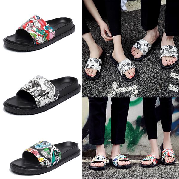 good quality women slide summer korean men sandals fashion wide flat slippers with thick sandals slipper house stud flip flops slippers, Black
good quality women slide summer korean men sandals fashion wide flat slippers with thick sandals slipper house stud flip flops slippers, Black