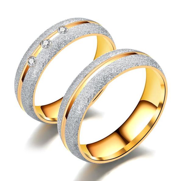 crystal dull polish stainless steel ring gold diamond crystal ring couple rings band ring for men women wedding rings lovers rings 60 pcs, Silver
crystal dull polish stainless steel ring gold diamond crystal ring couple rings band ring for men women wedding rings lovers rings 60 pcs, Silver
