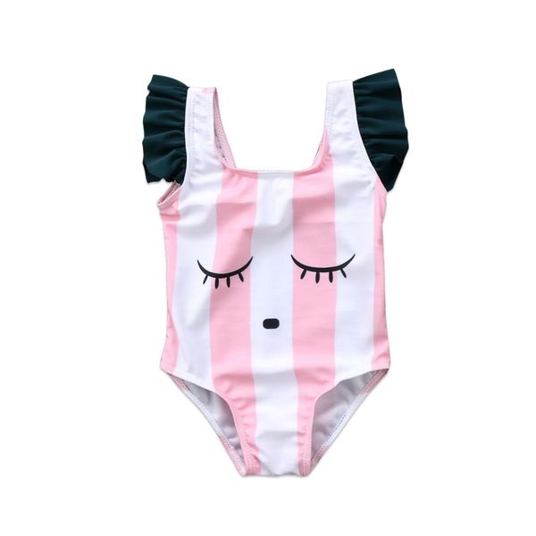 2018 sweet newborn kids baby girls sleeveless cute striped swimsuit cartoon stripe swimwear bodysuit sunsuit clothes beachwear, Blue
2018 sweet newborn kids baby girls sleeveless cute striped swimsuit cartoon stripe swimwear bodysuit sunsuit clothes beachwear, Blue