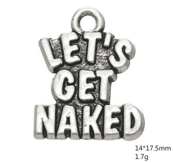 2021 antique silver plated inspirational saying let's get naked pendant charms mix wholesale metal charms, Bronze;silver
2021 antique silver plated inspirational saying let's get naked pendant charms mix wholesale metal charms, Bronze;silver