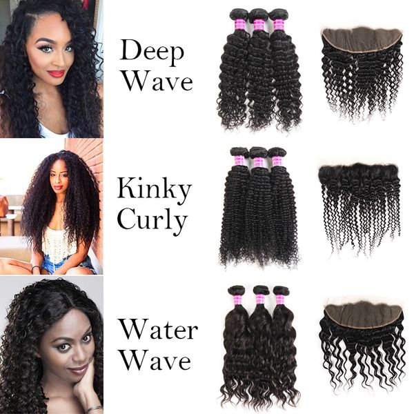 malaysian 8a deep water wave kinky curly human virgin hair weave bundles with part frontal ear to ear hair extensions, Black
malaysian 8a deep water wave kinky curly human virgin hair weave bundles with part frontal ear to ear hair extensions, Black
