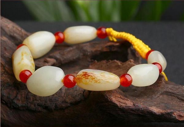 china manual hetian stone bracelet stone beads anklets seed material, Golden;silver
china manual hetian stone bracelet stone beads anklets seed material, Golden;silver