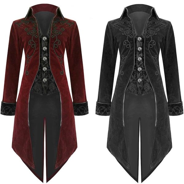 new 2018 arrival fashion mens tailcoat jackets goth steampunk retro style uniform costume party outwear coat 25, Tan;black
new 2018 arrival fashion mens tailcoat jackets goth steampunk retro style uniform costume party outwear coat 25, Tan;black