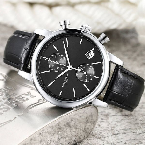 2019 New leather Luxury Man Watch Famous Boss calendar Quartz sports Watch special style male clock leisure classic Wristatch High quality
2019 New leather Luxury Man Watch Famous Boss calendar Quartz sports Watch special style male clock leisure classic Wristatch High quality
